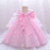 Vestidos de niña Baby Sweet Lace Flower Tul Tul