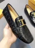 Design men cow leather Slip-on dress Doug shoe Fashion formal Suit Golden Buckle Loafers Moccasins Flats Business Office Shoe Casual men Suede Flat shoe,38-45
