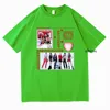 Heren t shirts babymonster kpop batch up mannen/dames shirt esthetisch t-shirt universitair hoogwaardige katoenen T-stukken vintage kleding