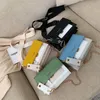 Shoulder Bags Scrub Leather Contrast Color Crossbody For Women 2024 Chain Simple Bag Ladies Purses And Handbags Cross Body