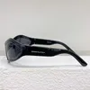 Efekt Horn Effect Designer Okulary przeciwsłoneczne BB0314S Fennec Owalne okulary przeciwsłoneczne Czarna bio nylonowa rama czarna spolaryzowana soczewki mody Mężczyzny Kieliszki sportowe Najwyższej jakości