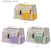 Transporteurs de chats caisses maisons transporteurs pour animaux de compagnie portables BA Capacité CAE CAE Breathable Sackepack Pet Products Supplies Wholesale L49