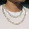 RTS 2 file Catena di collegamento cubano con moissanite diamante Gra VVS 925 argento da 8 mm a 20 mm di larghezza per gioielli hiphop rapper