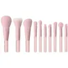 Ben spazzole per il trucco 10pcs morbido soffice set oculare ombrello da base per sfiorli donne cosmetica arrossire strumento di bellezza del trucco di bellezza