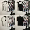Impresión de letra Camisol Skirt para mujer Diseñador elegante Diseñador de cintura alta de cintura alta Camiseta de manga corta Camiseta de tanque Skirt 2 piezas
