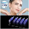 25pcs/lote 1/3/5/7/9/12/66/42/nano microaneedle roller cartuchos dicas para caneta elétrica automática derma Dr.Pen A1 LL