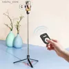 Selfie Monopods FGCLSY 2023 Ny Ultra Long Selfie Stick Multifunktionell med fyllningslätt fjärrkontroll slutare 360 ​​grader roterande stativstorlek Y240418