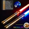 لعبة LED Rave Toy RGB Lightsaber Metal Hilt for Heavy Dueling 7 Color Change Cosplay Props Foc Blaster Laser 78cm Sword Sword Y