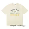 サマーコレクションRhudeTシャツ特大のヘビーファブリックカップルドレス最高品質Tシャツ213V