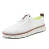 Casual Shoes Pingkee Mesh Syntetisk övre design Flexibel Hållbar MD -yttersula Men's Oxfords Dress Sneakers Business for Men