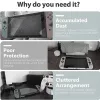 Speakers Rgb Clear Dust Cover for Nintendo Switch Oled Protection Cover Protective Sleeve Acrylic Display Box Shell Games Accessories