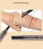 Enhancers 4Fork Eyebrow Pencil Makeup for Women NonFading Black Dark Brown Liquid cejas Maquillaje Profesional Alta Calidad For Eyebrow