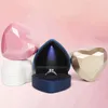 Schmuckbeutel Box Herzförmige LED Ring Plüschhalter Verpackung Organizer Ohrringe Halskette Display Hülle