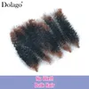 Mänskligt flätning hår afro kinky lockiga lås microlocs bulk för ombre färgbrun virkningsflätor 4C 240401