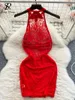 Bras set Singreiny Hollow Out Out Sheer Lace Nightwear Hatter Sırtsız Gece Kulübü İnce Elbise Moda Şeffaf Mesh Erotik Seksi Pijamalar