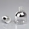 Storage Bottles 50pcs 20ML 30ml Essential Oil Bottle Clear Color With Gold And Silver Circle Glass Plastic Head Dropper F20241749