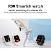 Watches Blackview Smart Watch R30 Heart Rise Men Women Sports Watch Sleep Monitor Ultralong Battrey för iOS Android -telefon