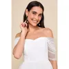 Vestidos de festa Vestido de noite Casamento de cetim branca Casamento de noiva formal malha francesa francesa estilo hepburn super fada verão