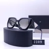 Lunettes de soleil designer pour femmes hommes classiques lettres triangulaires lunettes de lune