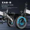 Bikes Folding Ectric Bike 48V20AH 400W 14inch Mini Portab Ebike City Road Communing Adult Speed 25km/h Ectric Bicycs USA Stock L48