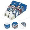 Conjuntos de vajillas Cajas de palomitas de maíz de 100 piezas para bañeras de papel para soportes de fiesta