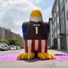 عملاق 3/6/10MH أو American Hawk Hawk USA Eagle Replica Cartoon للإعلان في الهواء الطلق