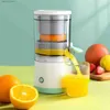 Juicers elektrische saper draagbare USB -lading squeezer oranje citroen perzik sapper