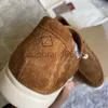 Summer Dress Walk Charms Suede Loafers Moccasins Apricot äkta läder Men Casual Women Luxury Designers Flat Shoe