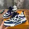 Trainer maxi Skate Sneaker Green Blue Marine White Red Beige Marine Black Orange Brown Snakeskin Suede Grey Damoflage Damier Khaki Yellow Violet Casual Shoes A18