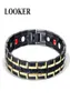 Link Chain Round Stone Magnetic Therapy Bracelet Health Care Hematite Bracelets For Men 316 Stainless Steel Link8512727