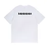 T-shirt de T-shirt Brand BA Ba T-shirt à manches courtes Pullover Coton Coton Fonction et femmes Asie Asie