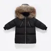 Down Coat 2-8Yrs Boys&Girls Cotton Winter Sport Jacket&Outwear Children Cotton-padded Jacket Fur Hoodies Boys Girls Warm