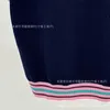 Kvinnors stickor Tees Designer 24 Spring/Summer Colorful Stripe Letter Love Brodery Fashion Versatile High Edition Sticked Short Sleeved Womens T-Shirt C5lg