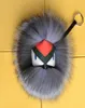 y Real Fel Pom Poms Käfer kleiner Tasche Charm echtes Pompom Schlüsselbund Auto Schmuck Anhänger 4265762