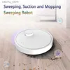 Roboter-Staubsauger 2023 3-in-1 Nass und trockene drahtlose wischende ultradünne Reinigungsmaschine Automatische Roboterstaubsauger Smart Home Y240418