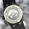 Designer Watch Luxury Automatic Mechanical Watches 26402Ce Black Ceramic 44mm Needle Chronograph Movement Wristwatch