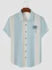 Herren lässige Hemden Hawaiian Shirt Herren Sommer 3d Kokosnussbaum gedruckter Urlaub Kurzarm Tops T -Shirt übergroße Bluse Kleid