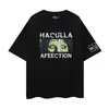 Luxury Men's Designer T Shirts Haculla T Shirt Topps Black White Tshirt Art Anchor Letter Print Graphic Tee Loose Hase Mens Clothes 100% Cotton T-Shirts Overdimensionerade S-XL