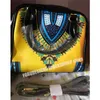 Torby na ramię zaprzyjaźnia się vintage swobodne torby na najwyżej rękawice Bag Messenger Bag Chuuk Polynesian Tribal Wzór 3D Portfel do druku skórzana