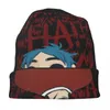 Basker gorillaz beanie hattar anime stickning hatt kpop termisk elastisk kvinnlig manlig möss