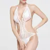 Women's Swimwear Ygolonger 2024 Handmade Swimsuit Hollowed Out Beach Outfits For Women Sexy 1 Piece Crochet Knitted Fashion