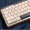 Aksesuarlar PBT KEYCAPS XDA Profil140 Anahtarlar/Set Aşk Pudrası Plastik Boya Yüceltme Oyun Mekanik Klavye Key Müthiş MX Switch