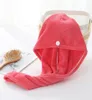 Microvezel Snelle droge douche Haar Caps Handdoek Droog Wikkel Women Girls Lady039S Handdoeken Quickdry Hat Cap Turban Head Bathing Tools2476431