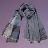 Mens Designer Scarf Long Stripes Fashion Scarves Thin Summer Fringe For Father039s Day Gift 7845660
