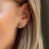 Boucles d'oreilles Stud Tendance 925 STERLING SNEAGE FLAKE FLAKE PERCOCHE PIRCING POUR FEMMES BIJOURS FINES CADEAUX PRODIANTS PLATA