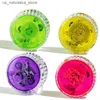 Yoyo 1pcs zufällige Farbe Neue LED -Flash Yoyo Clutch Mechanical Classic Yoyo Toys Creative Fashion Childrens Toys Q240418