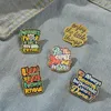 PITE COLORE PINS SENAMEL Custom Try You Never Know Watu BAS BASS BASSE GIOVELLI METALLI DI GIOITÀ NUOVO PER BAMBINI