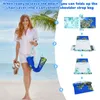 Chair Covers Outdoor Beach Towel Microfiber Pool Lounge Lawn Patio With Pockets Quick Drying