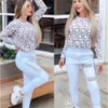 Женские спортивные костюмы Woman Whotshirts and Pants Designer Jogger Sportswear STORGING STEARS SWEAT -SUT TROUSE TROUSE Training Wear Dr DHRC4