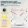 Rechargeable UV LED Lamp for Nails Bling-bling Cordless Gel Polish Dryer Machine 30LEDS Wireless Nail Dryer With Smart Sensor 240318